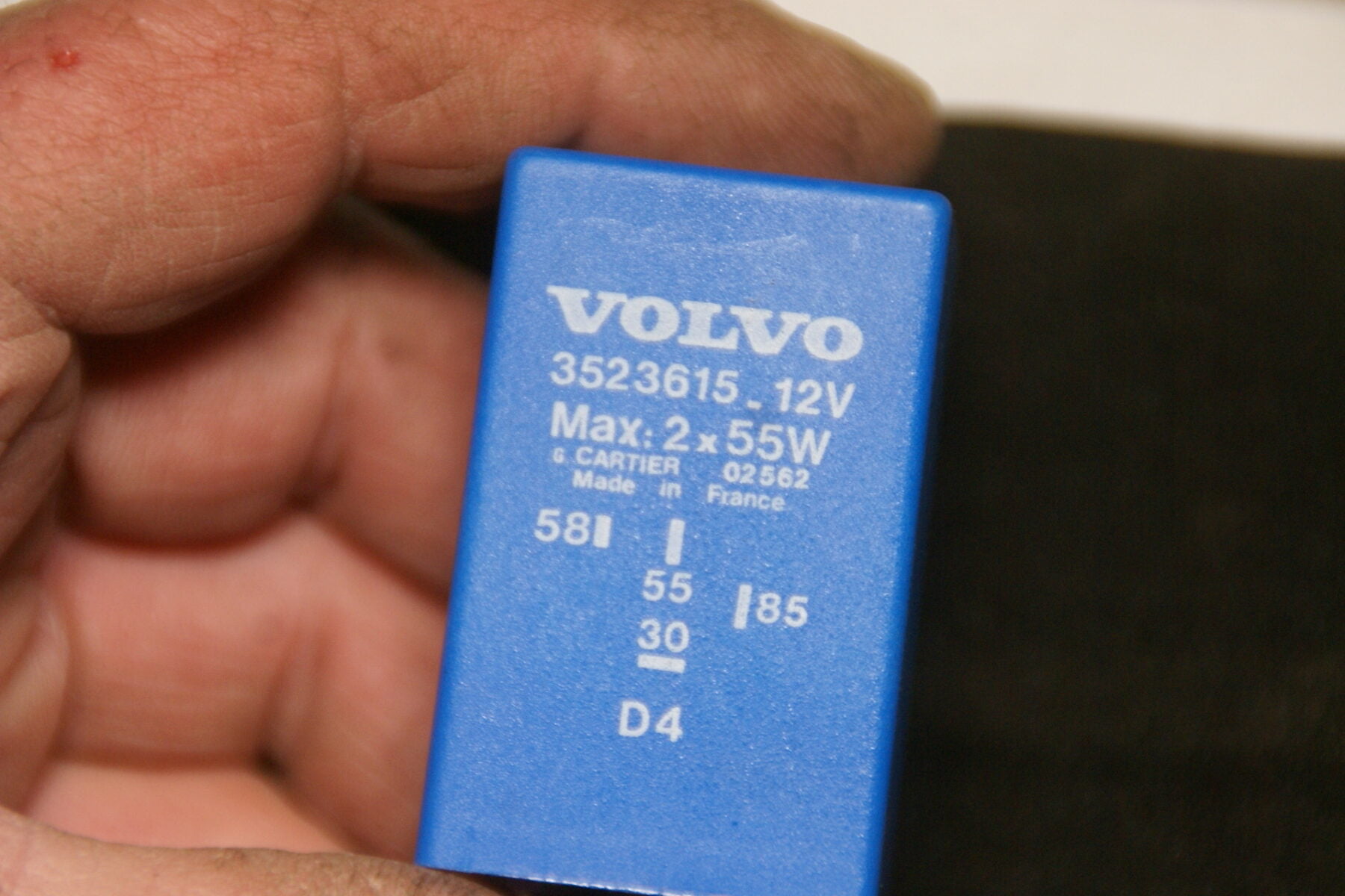 DSC00889 relais origineel Volvo nr 3523615 NOS-13795333