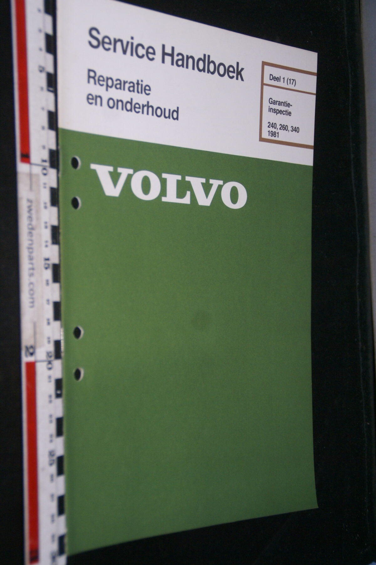 DSC02820 1981 origineel werkplaatsboek 1(17) Volvo 240 260 garantie inspectie 1 van 800, nr TP 30369-1-4fd213e0