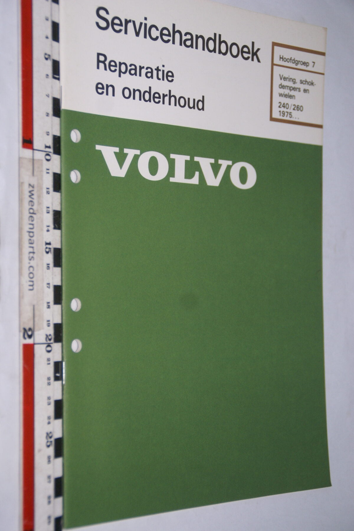 DSC02865 1980 origineel werkplaatsboek 7 Volvo 240 260 vering en schokdempers, 1 van 800, nr TP 30074-1-c1768dca