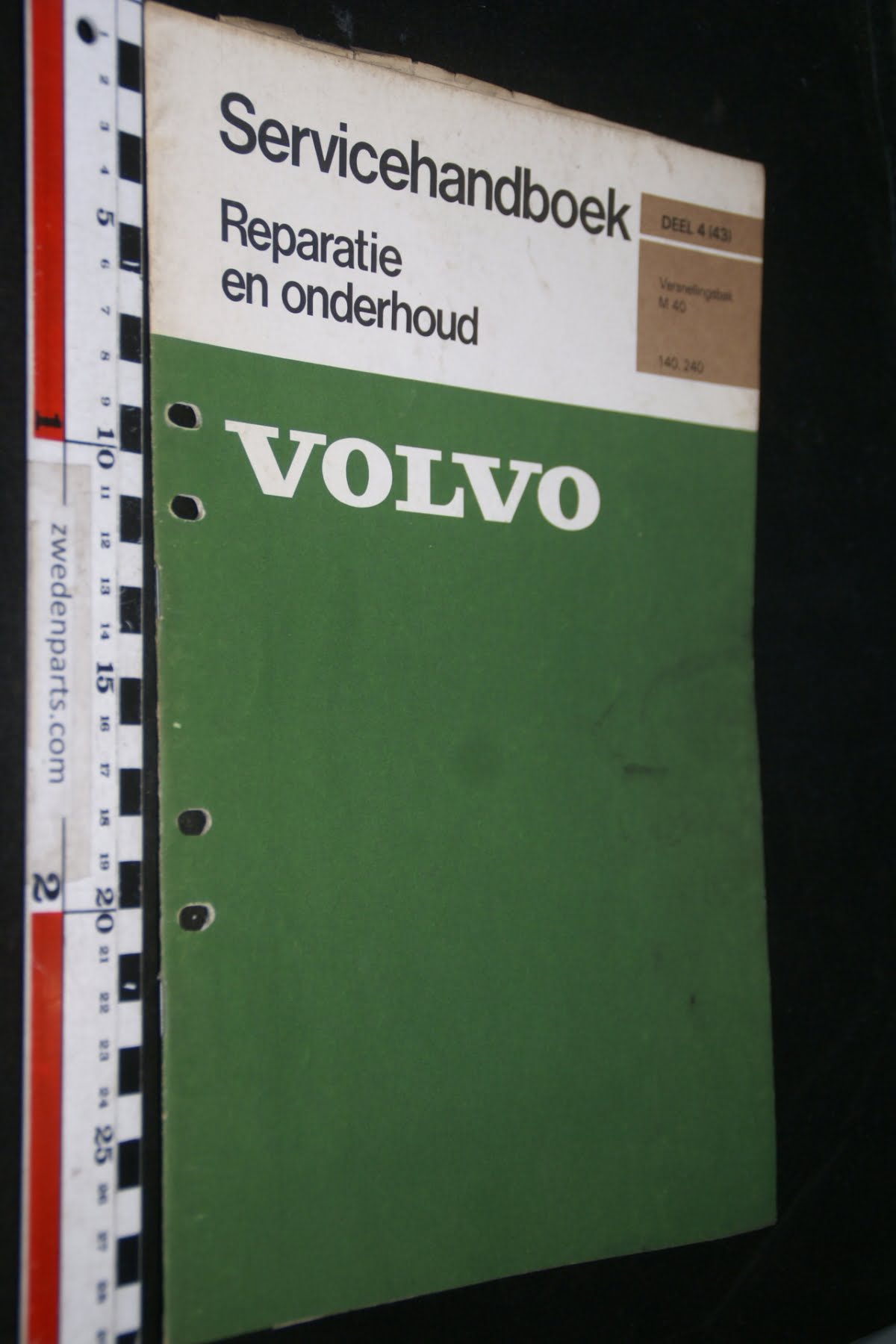 DSC02919 1976 serviceboek 4(43) versnellingsbak M40 origineel Volvo 140 240, 1 van 500 nr TP 11263-1-c213fb97