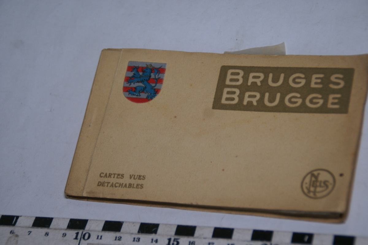 DSC04669 50er jaren vintage boekje met prentbriefkaarten Brugge nieuwstaat