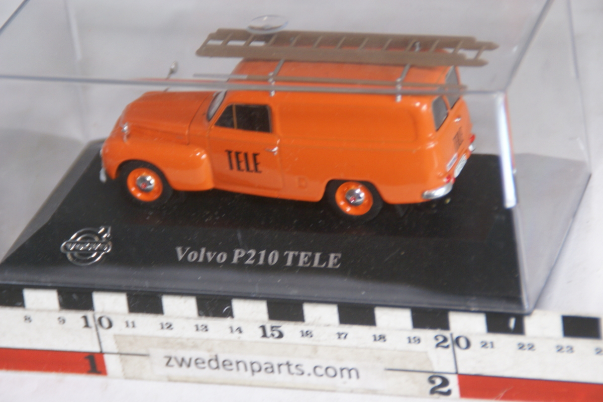DSC05166 miniatuur Volvo 210 TELE werken oranje 1 op 43, Atlas, mint in display