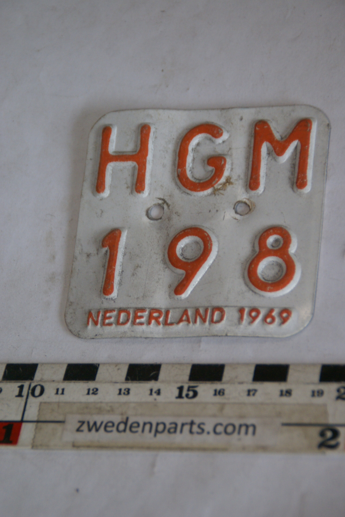 DSC04781 1969 bromfietsplaatje origineel Hollands 15