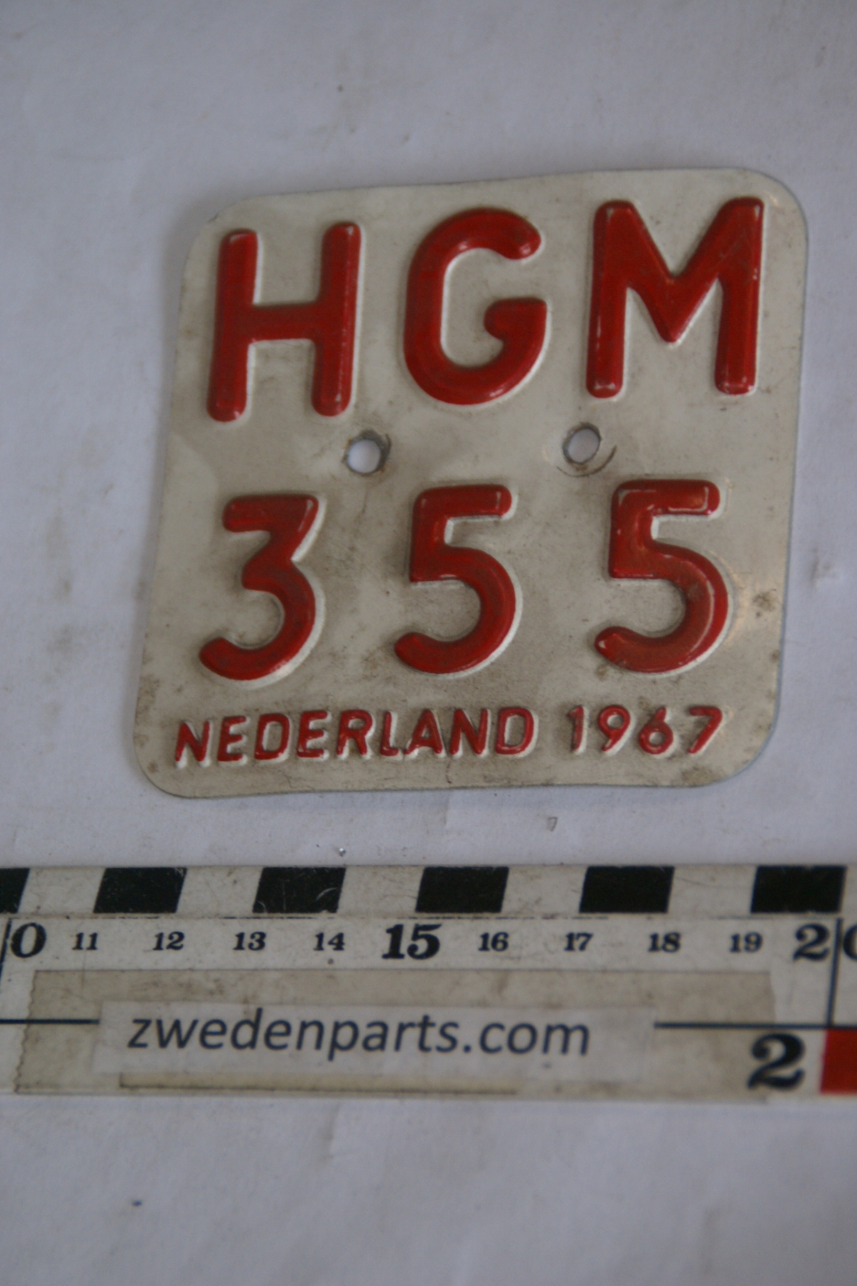 DSC04782 1967 bromfietsplaatje origineel Hollands 15