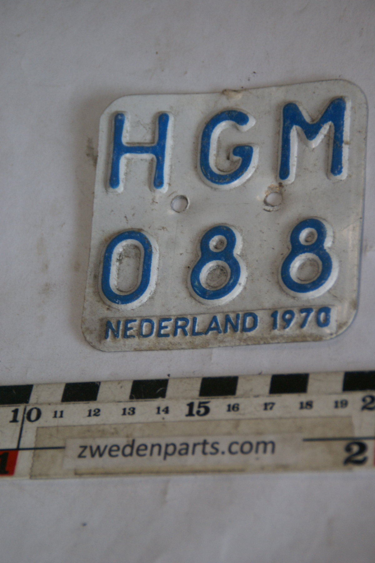 DSC04783 1970 bromfietsplaatje origineel Hollands 15