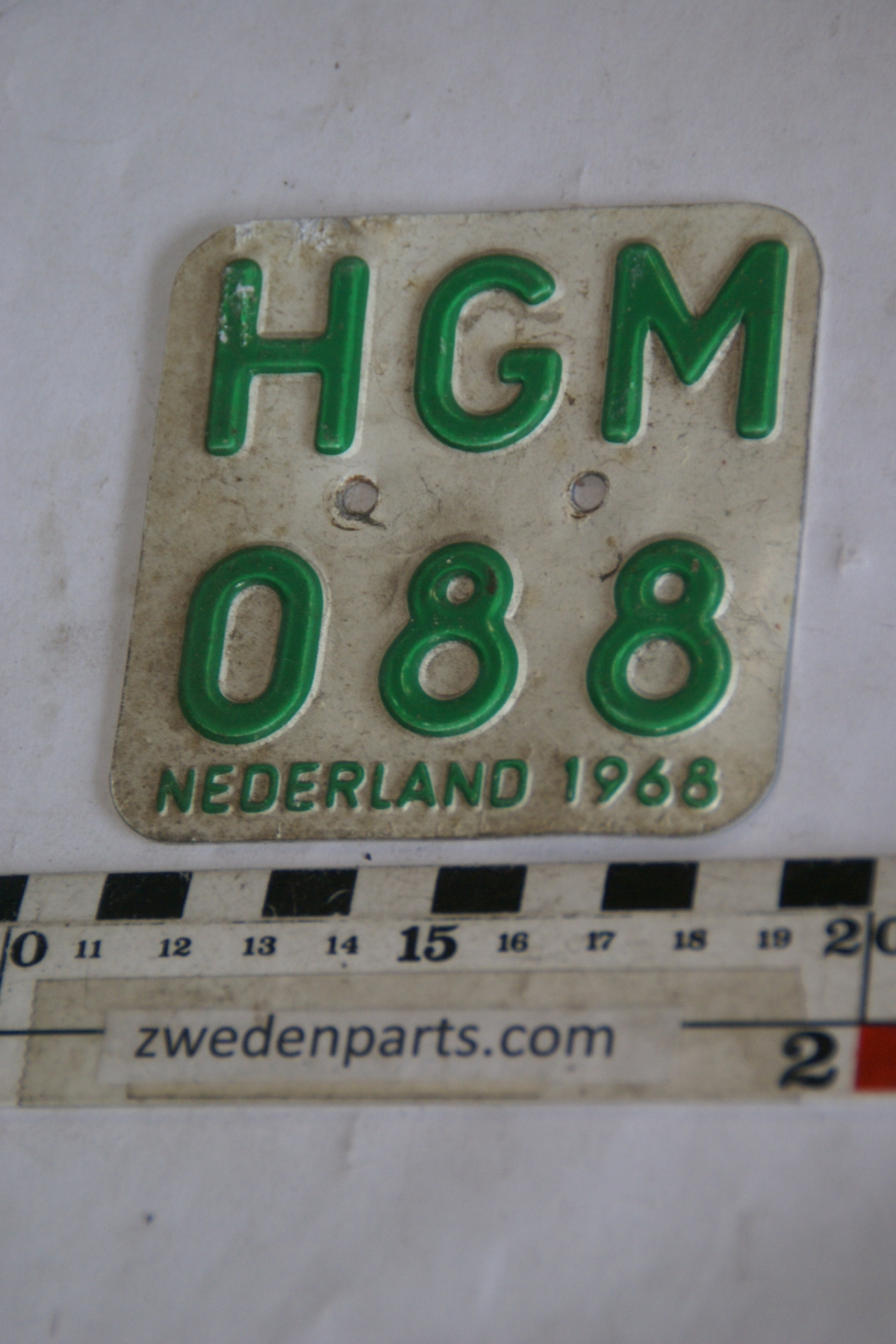 DSC04784 1968 bromfietsplaatje origineel Hollands 15