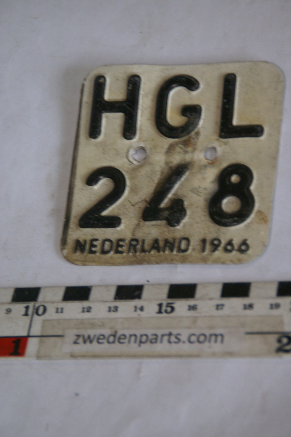 DSC04785 1966 bromfietsplaatje origineel Hollands 15