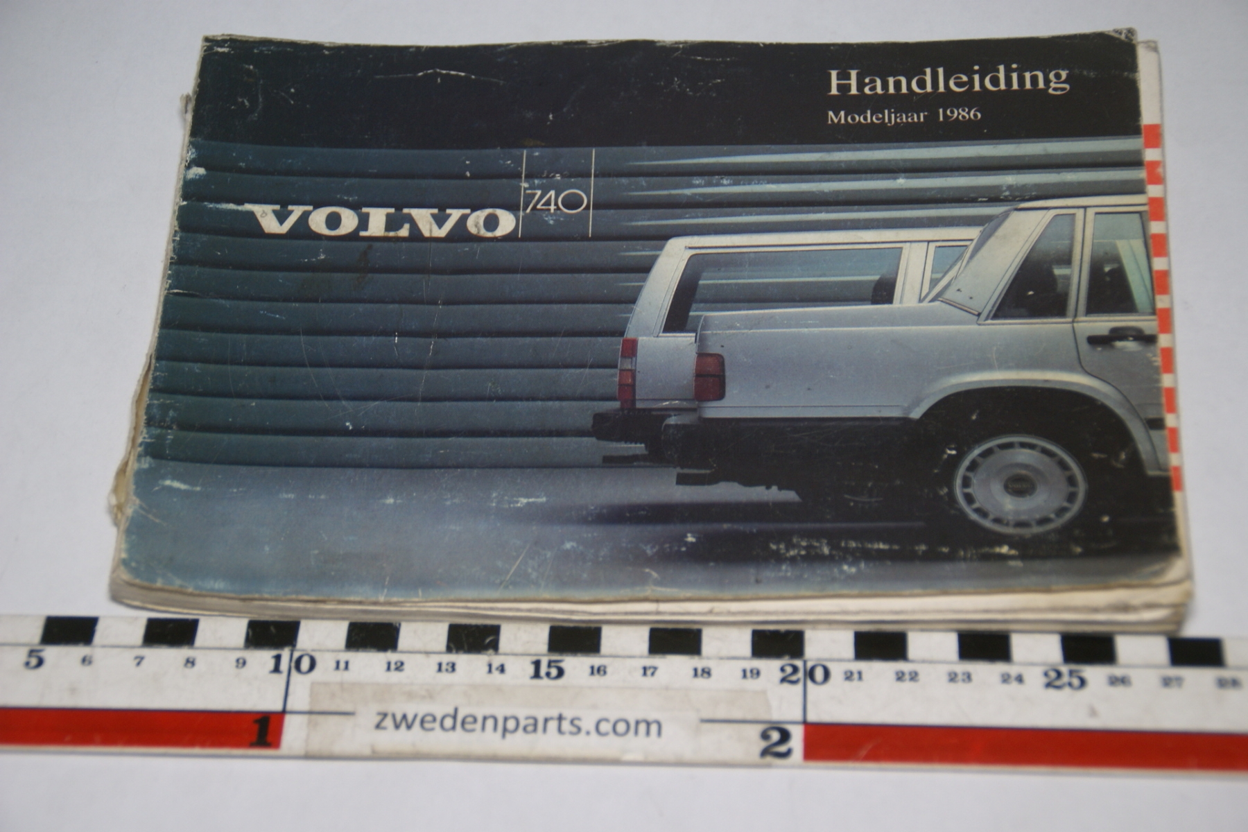 DSC08055 1986 handleiding origineel Volvo 740 nr TP2637
