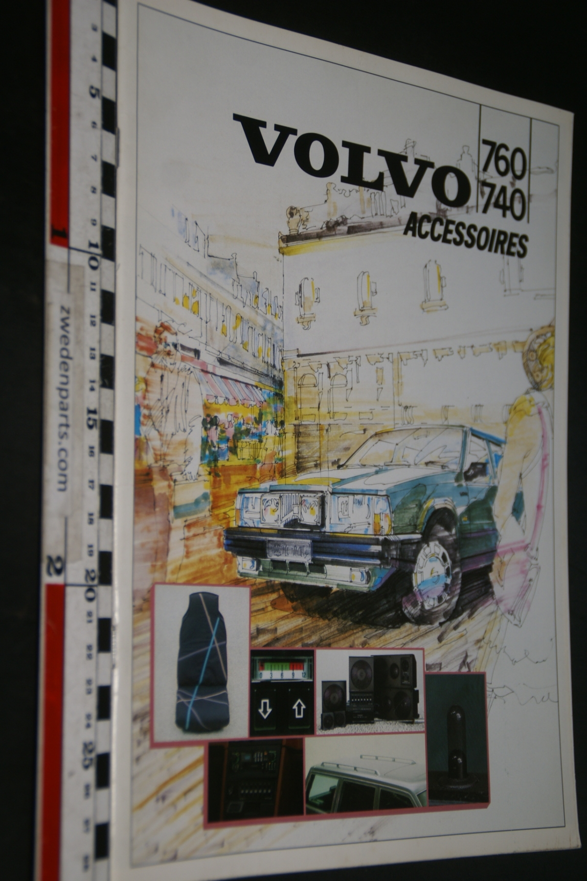DSC08109 1986 brochure accessoires origineel Volvo 740 760, nr RSP 30097