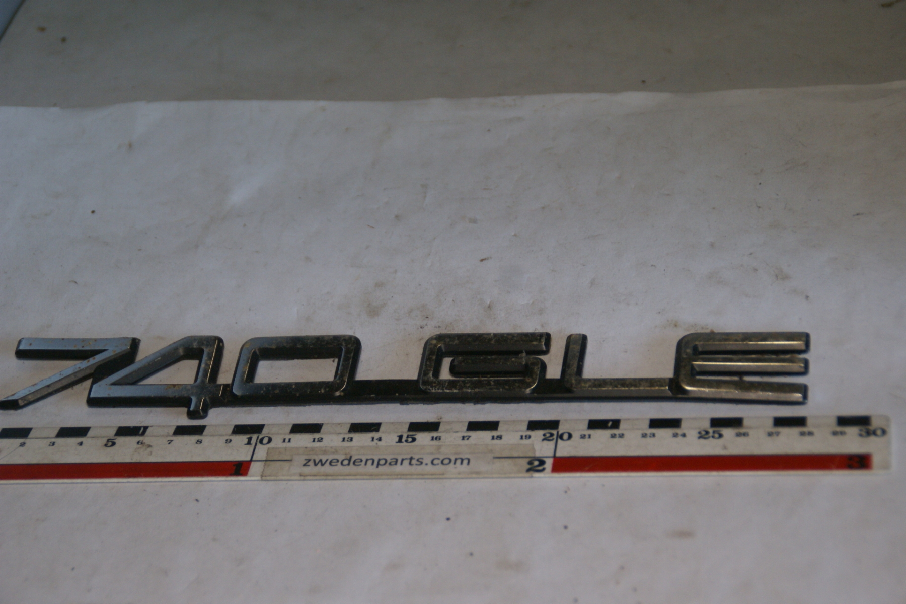 DSC05687 ca. 1986 embleem origineel Volvo 740GLE