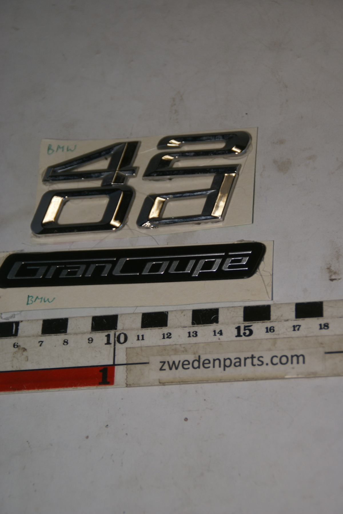 DSC05879 embleem origineel BMW GranCoupe 4.2 OD