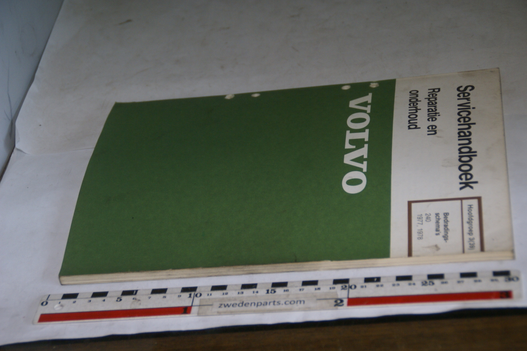 DSC06032 1979 servicehandboek 3 (39) bedrading origineel Volvo 240 1 van 750 nr. TP12508
