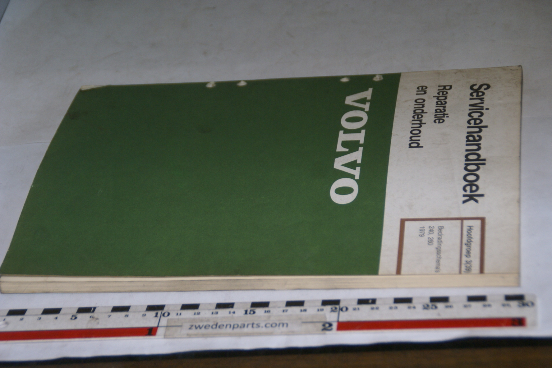 DSC06034 1980 servicehandboek 3 (39) bedrading origineel Volvo 240 260 1 van 800 nr. TP30202