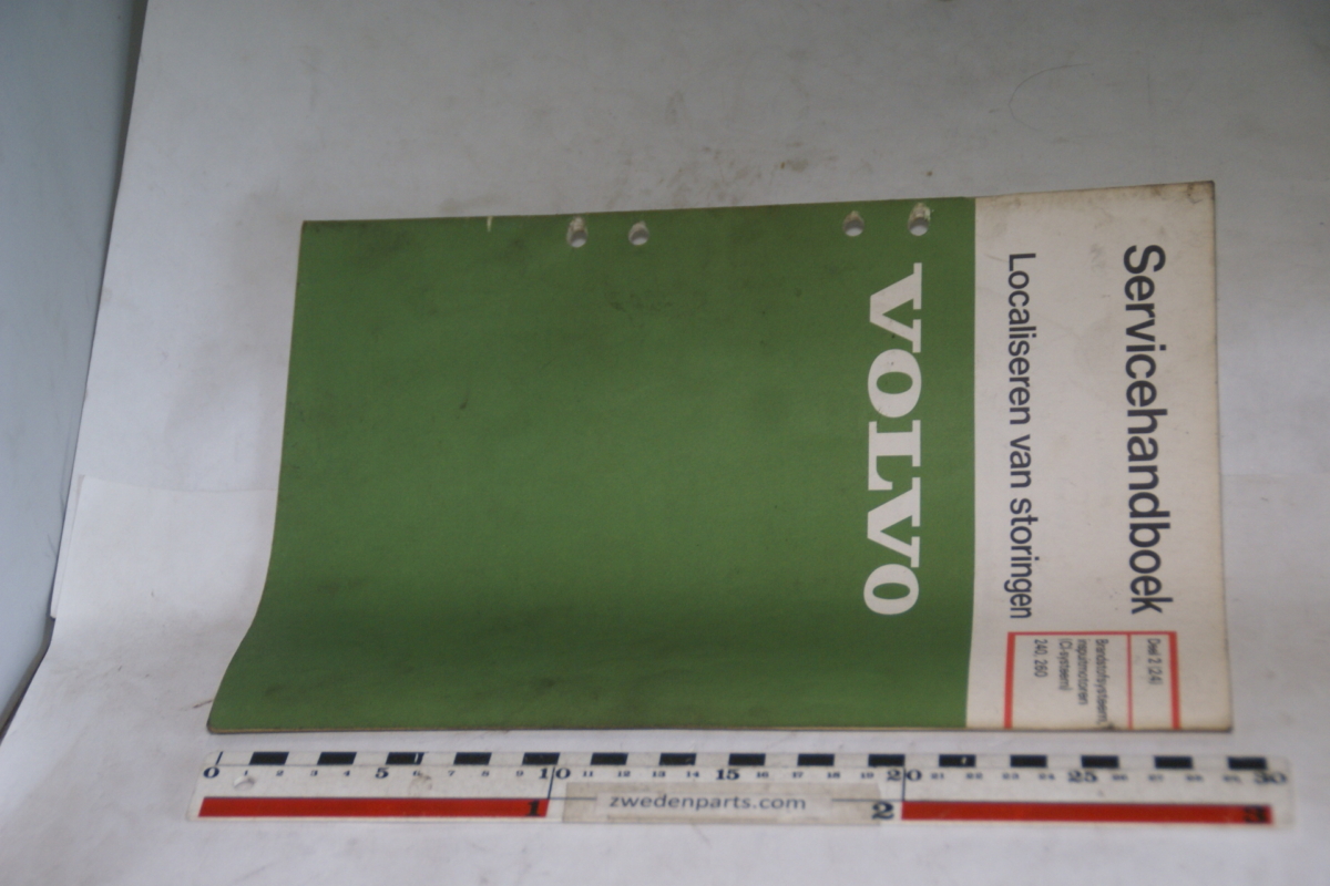 DSC06063 1978 servicehandboek 2 (24) CI systeem injectie origineel Volvo 240 260 1 van 750 nr. TP11942