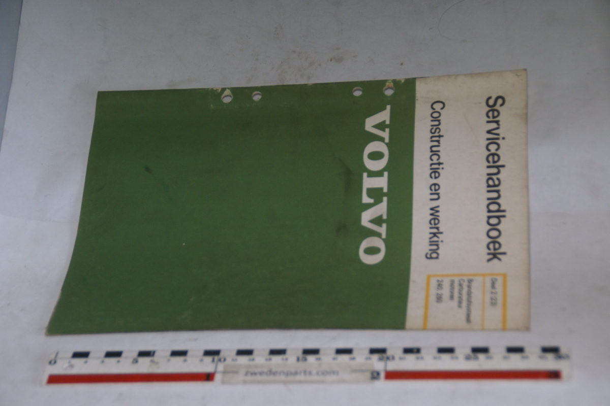 DSC06067 1978 servicehandboek 2 (23) carburateur origineel Volvo 240 260 1 van 800 nr. TP12038