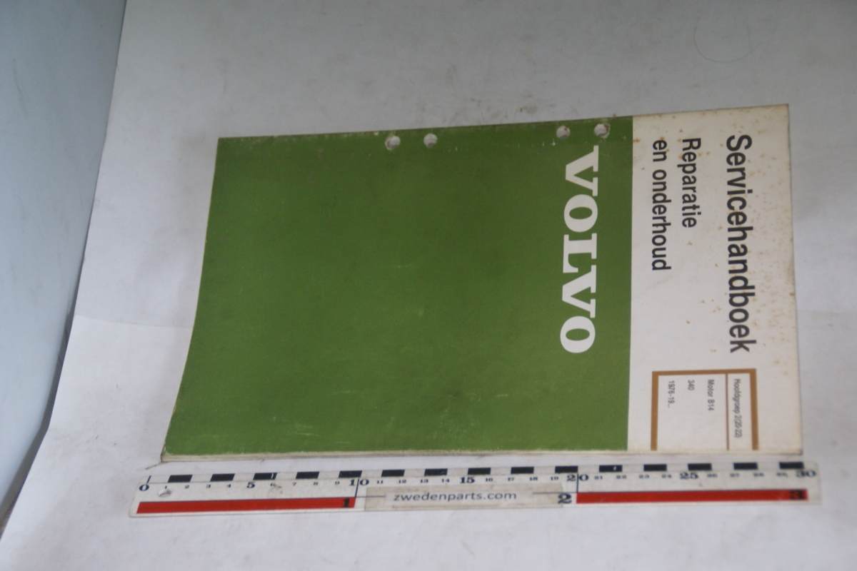 DSC06079 1980 servicehandboek 2(20-22) motor B14 origineel Volvo 340 1 van 800 nr. TP35046