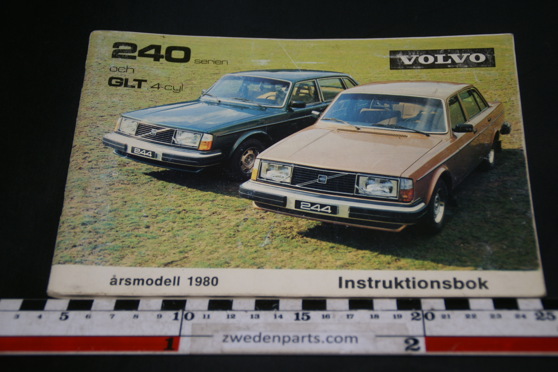 DSC02079 1980 instructieboekje origineel Volvo 240 en GLT artnr. TP1880 Svensk